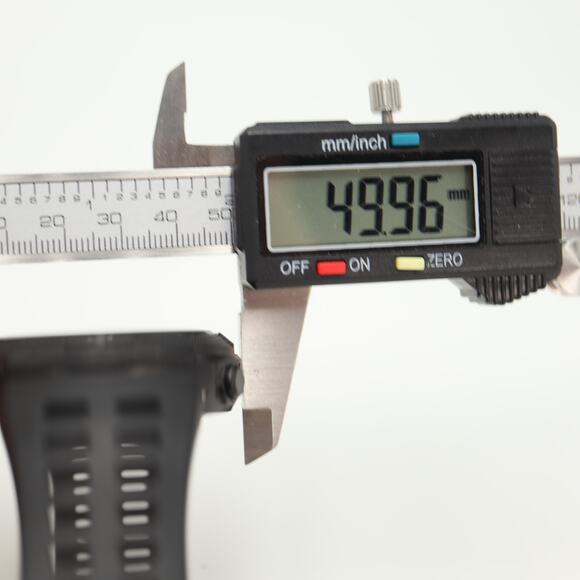 SKMEI Mens Jumbo 50mm Black Digital Sport Watch Alarm Chrono Timer w New Battery - Picture 2 of 14